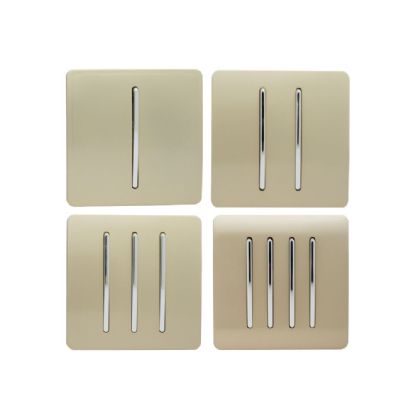 Trendi Gold Wiring Accessories Trendi Decorative Screwless Trendi Gold Wiring Accessories Trendi Decorative Screwless